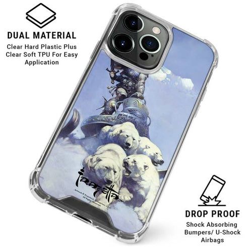 Sliver Warrior by Frazetta iPhone 16 Pro Max Clear Case